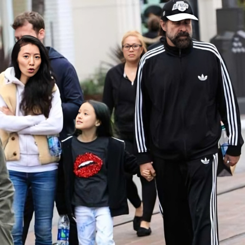 Toshimi Stormare, Peter Stormare and their daughter in the picture.
